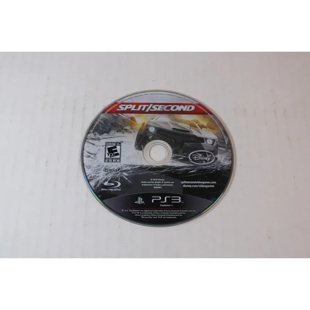 Split/Second (Sony PlayStation 3 PS3) Authentic, game only, tested/works